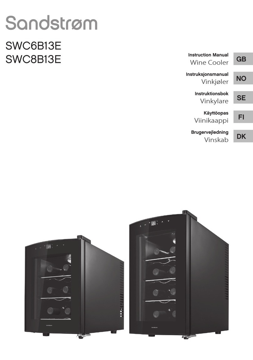 Sandstrom SWC6B13E User manual