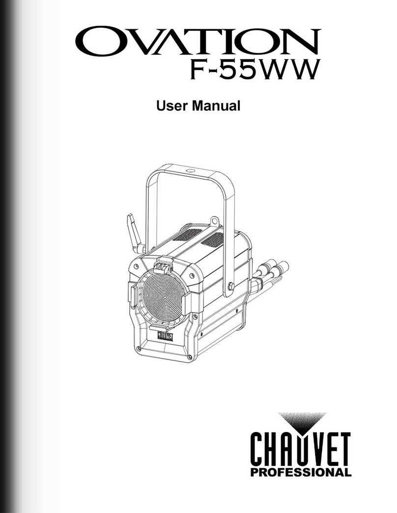 Chauvet Ovation F-55WW user manual
