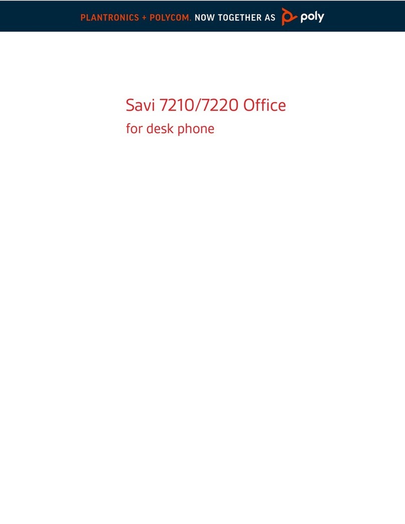 Poly Savi 7210 Office manual