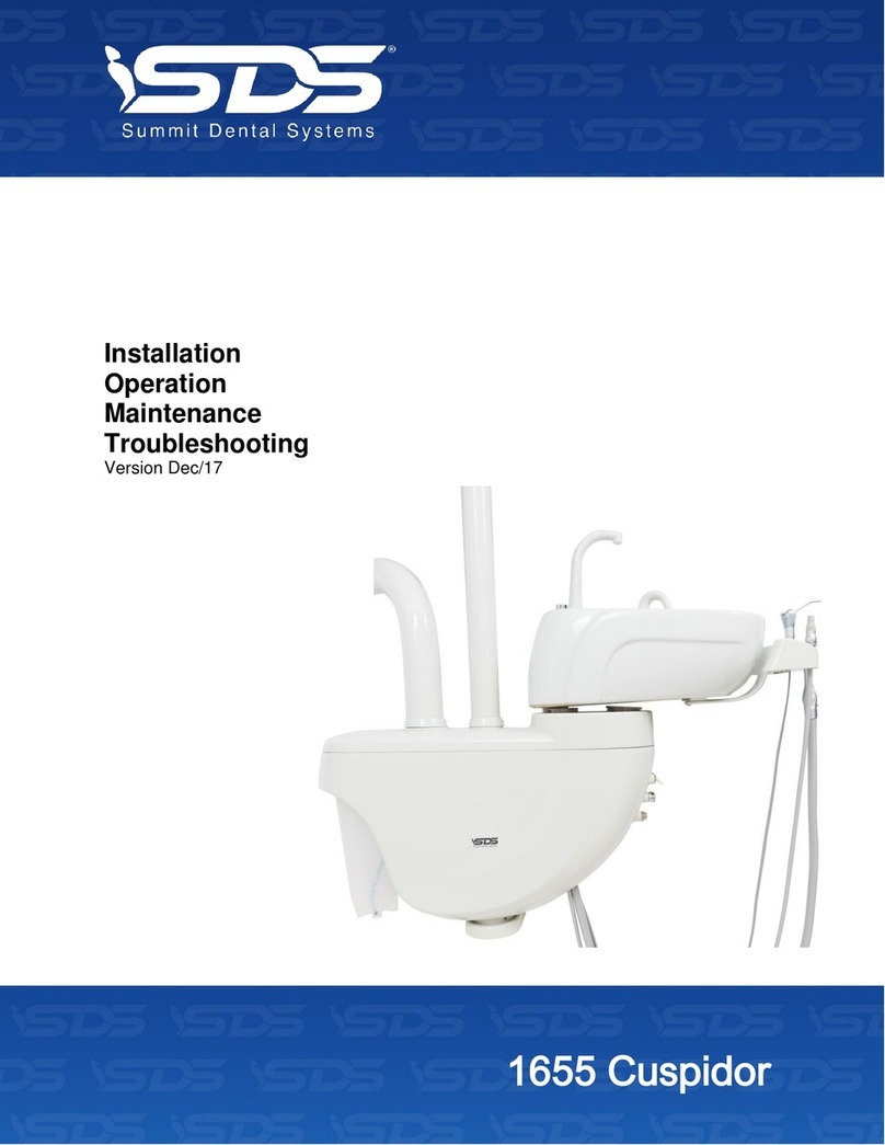 SDS Cuspidor 1655 Installation, operation, maintenance, & troubleshooting SDS Cuspidor 1655 Installation, operation, maintenance, & troubleshooting