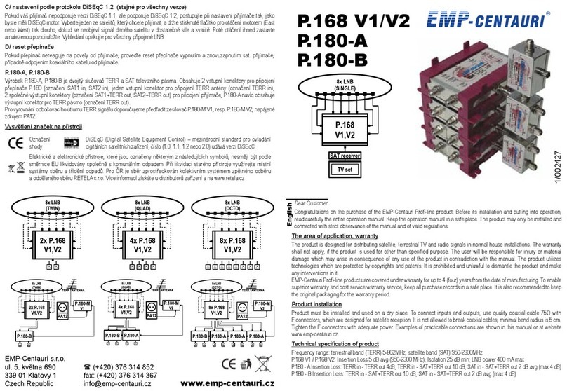 EMP-Centauri P.168 V1 instruction manual