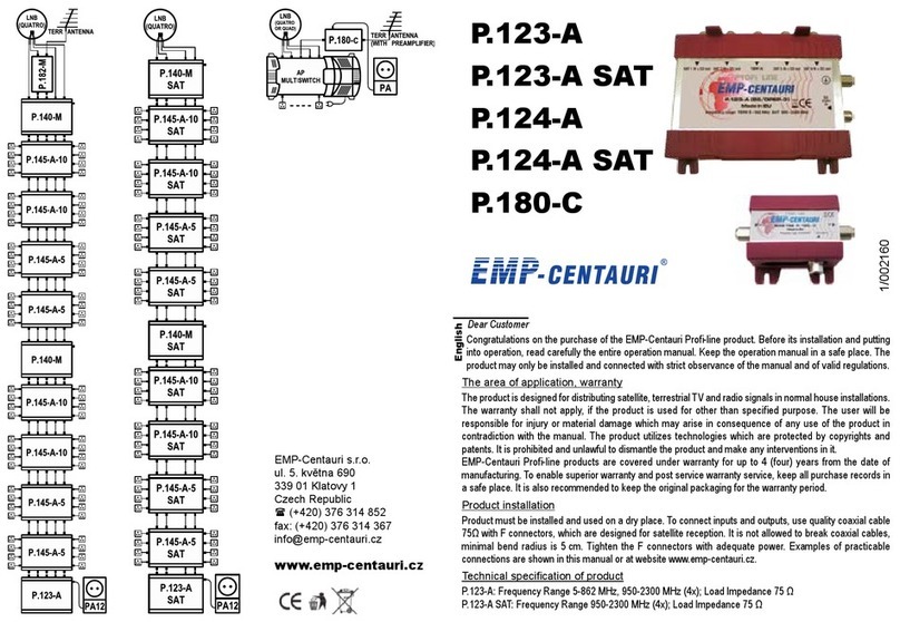 EMP-Centauri P.123-A instruction manual