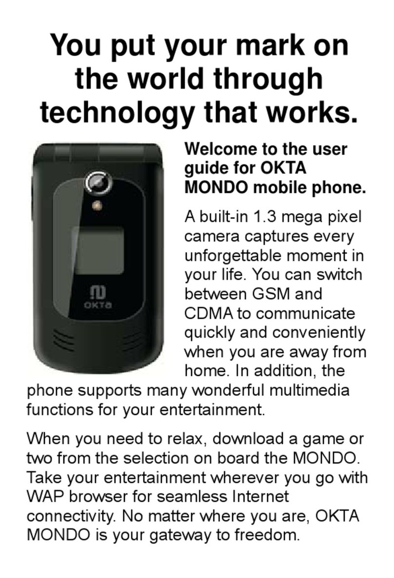 OKTA MONDO manual