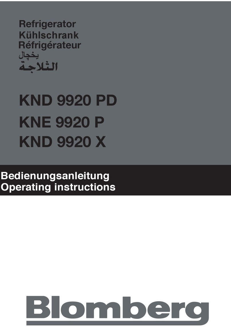 Blomberg KND 9920 PD User manual