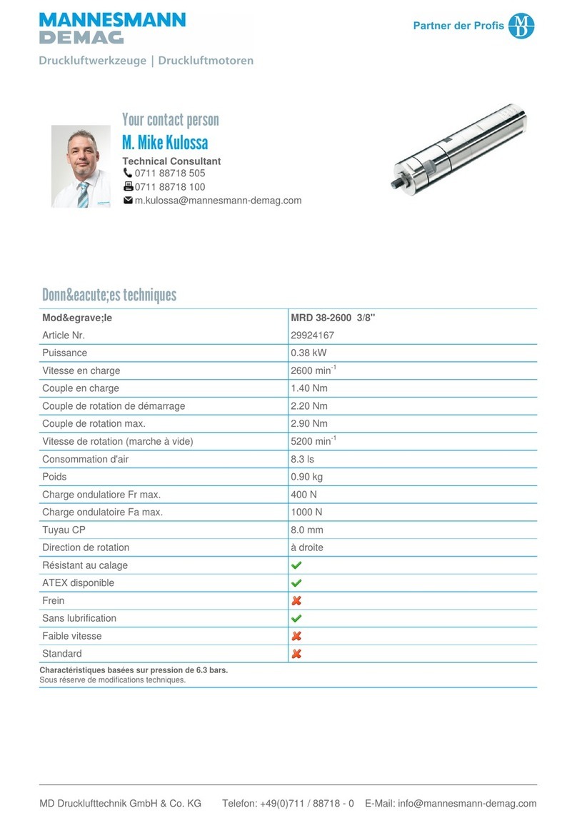 Mannesmann Demag MRD 38-2600 Series manual