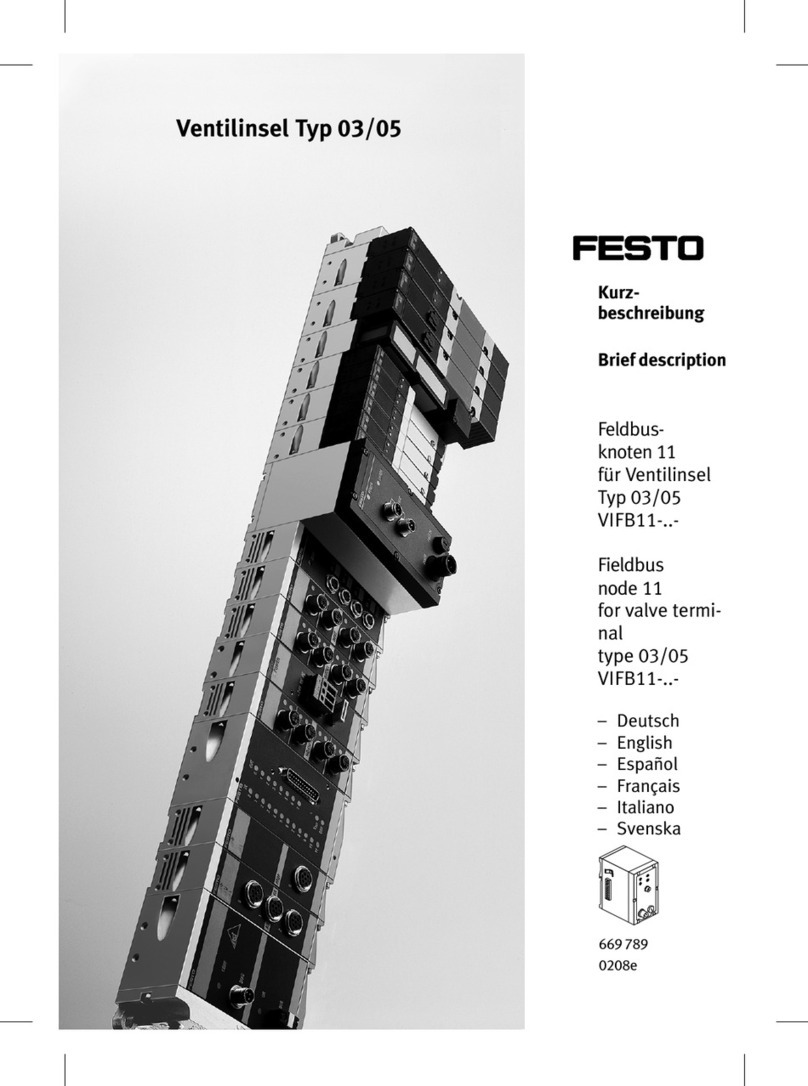Festo VIFB11 Series Parts list manual