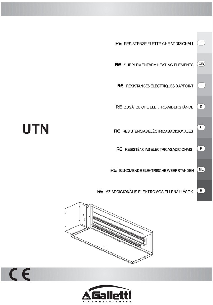 Galletti UTN Series manual