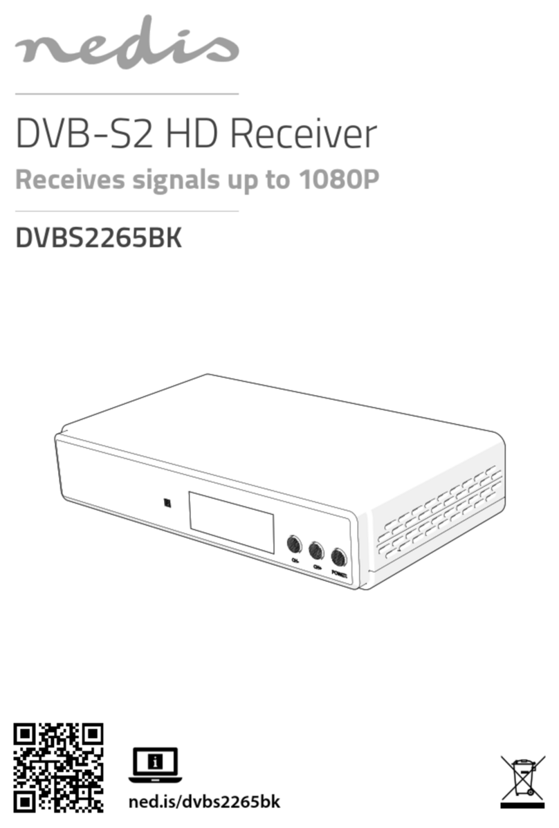 nedis DVBS2265BK quick start guide