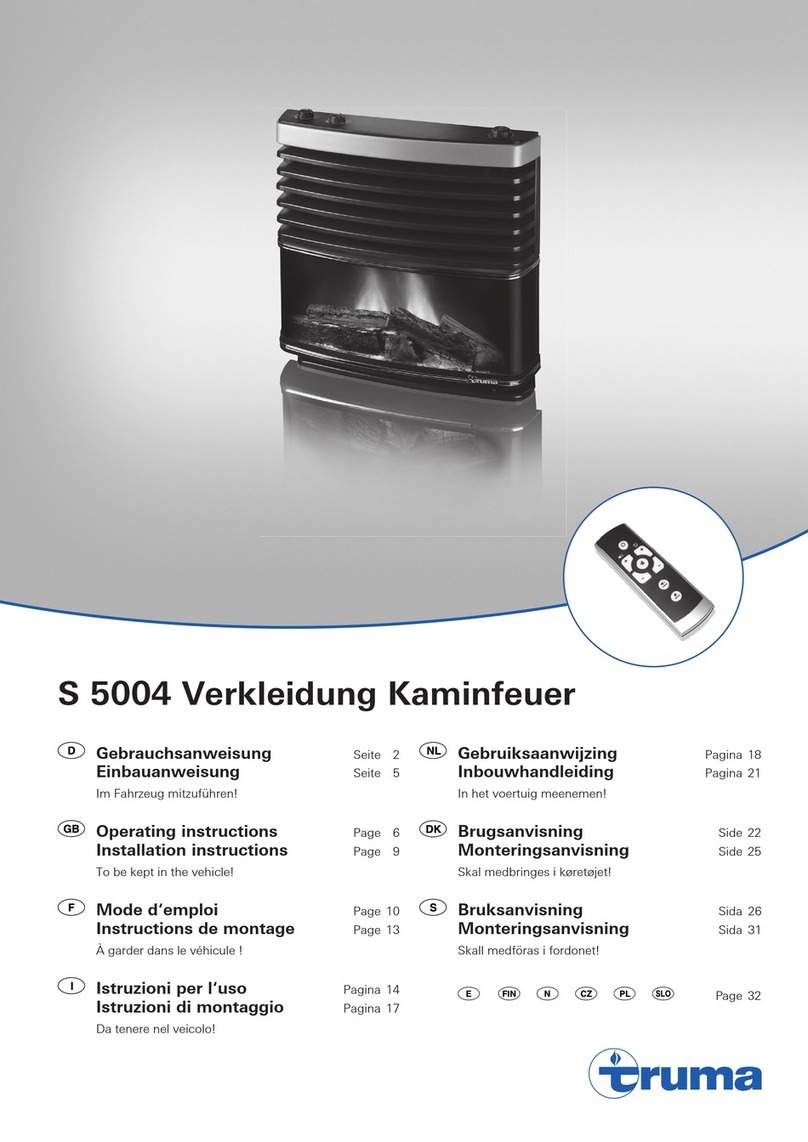 Truma Ultraheat S 5004 Operating instructions & installation instructions Truma Ultraheat S 5004 Operating instructions & installation instructions