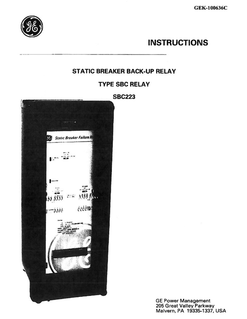 GE SBC223 instructions