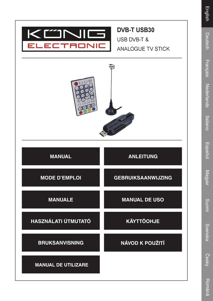 König Electronic DVB-T USB30 User manual