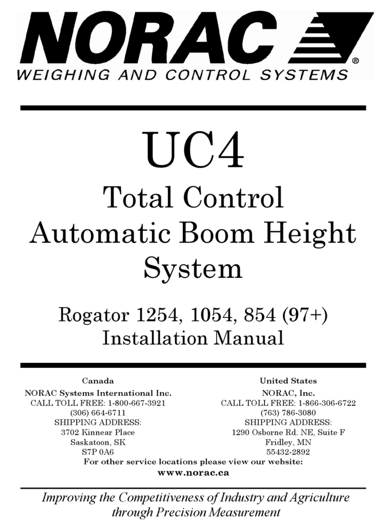 Norac UC4 Total Control installation manual