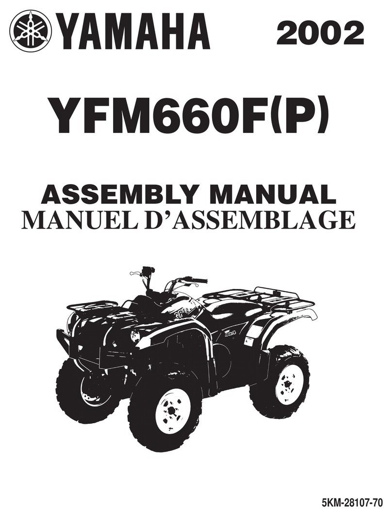 Yamaha YFM660FP 2002 Assembly manual