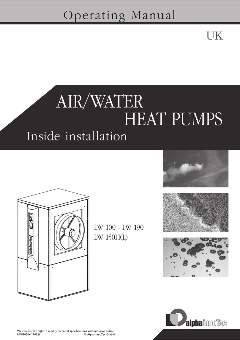 alphainnoTec LW 100 operating manual