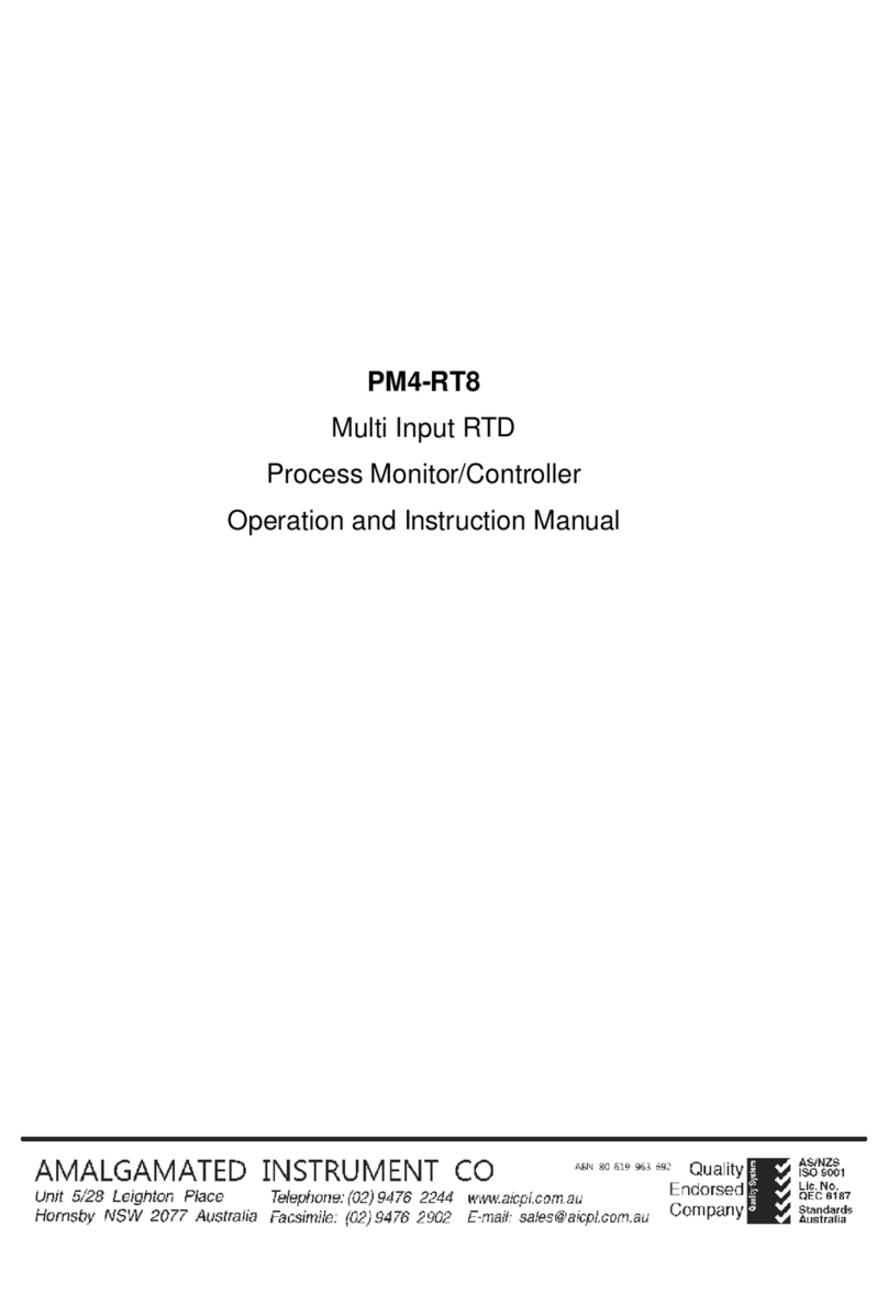 AMALGAMATED INSTRUMENT PM4-RT8 Operation and instruction manual AMALGAMATED INSTRUMENT PM4-RT8 Operation and instruction manual