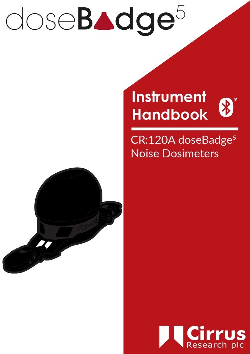 Cirrus doseBadge5 CR:120A Instrument handbook