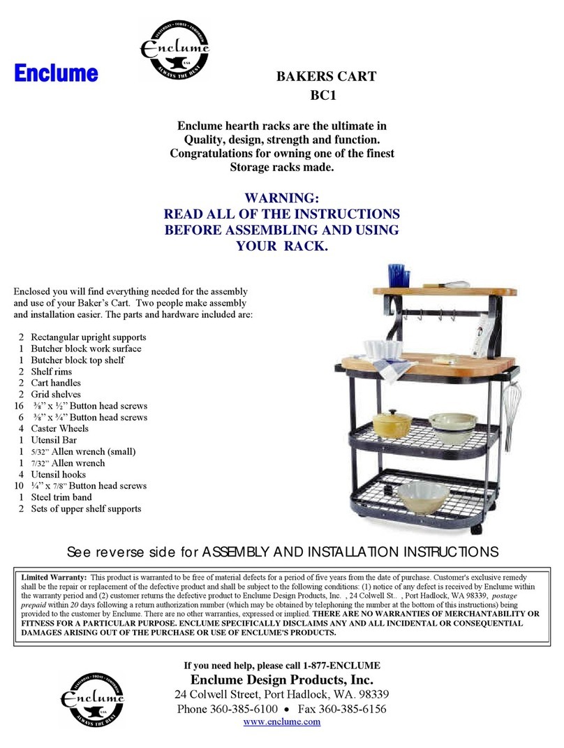 Enclume BC1 Instruction manual