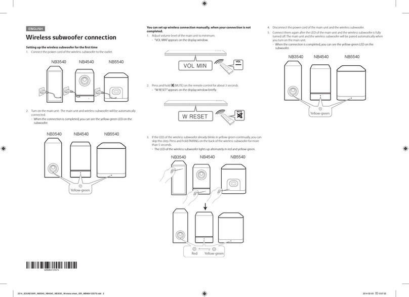 LG NB4540 Connection guide