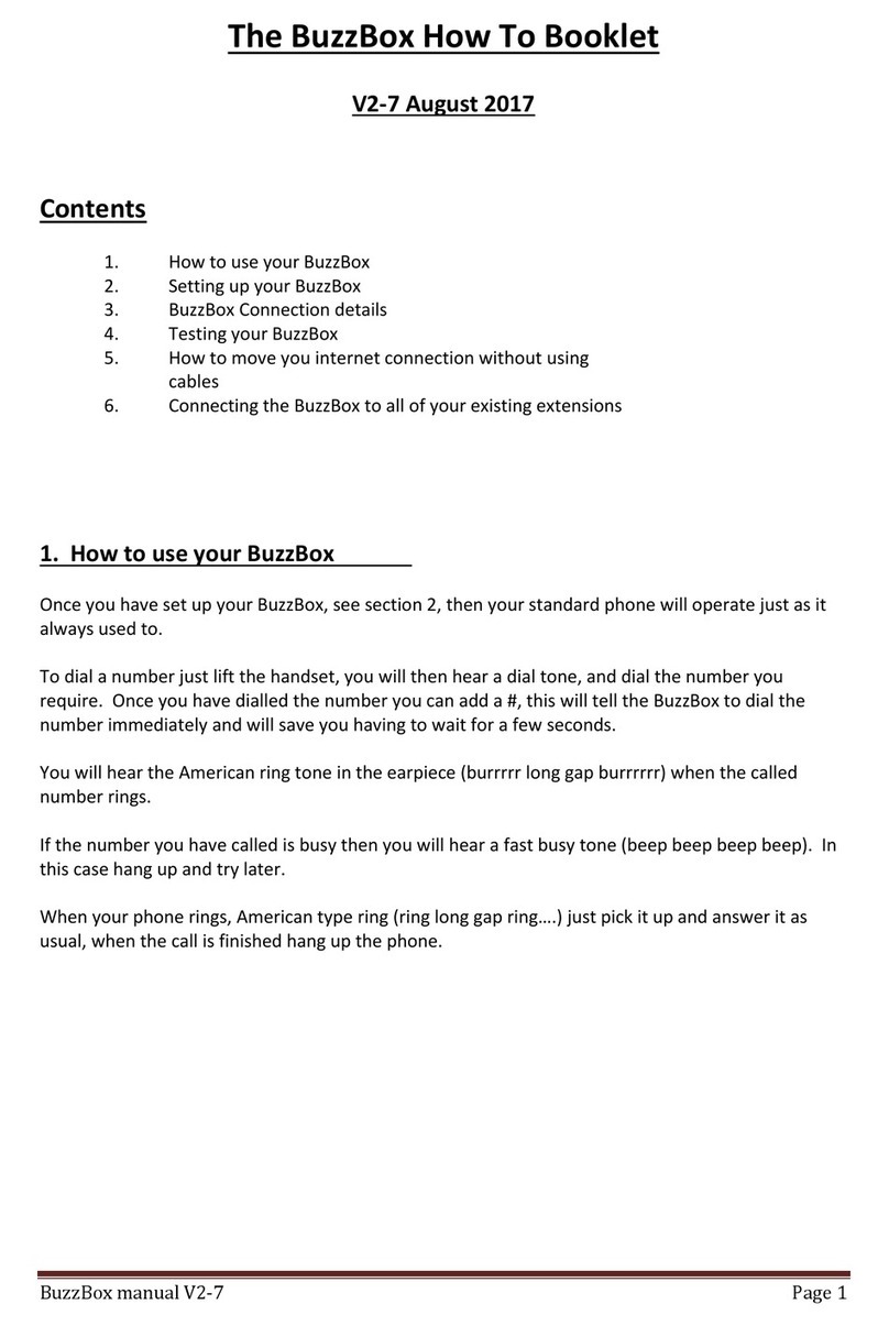 Buzz Connect BuzzBox How To Booklet
