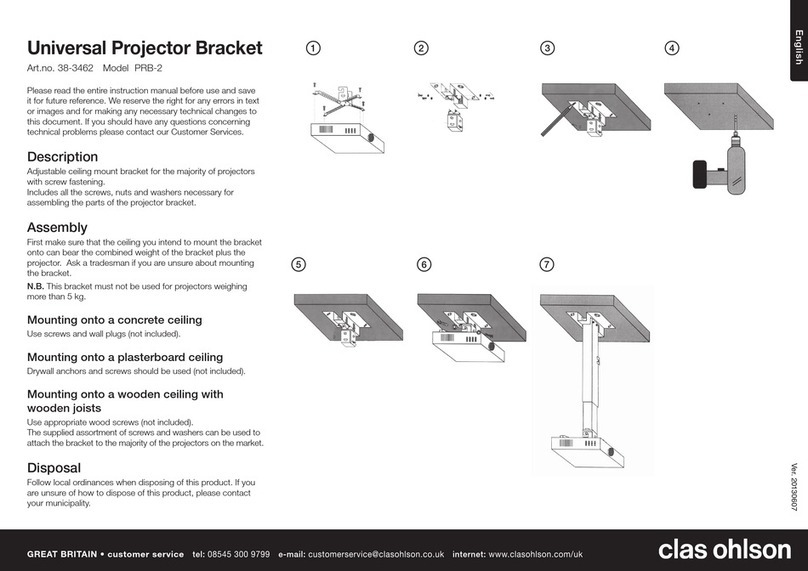 Clas Ohlson PRB-2 Assembly instruction