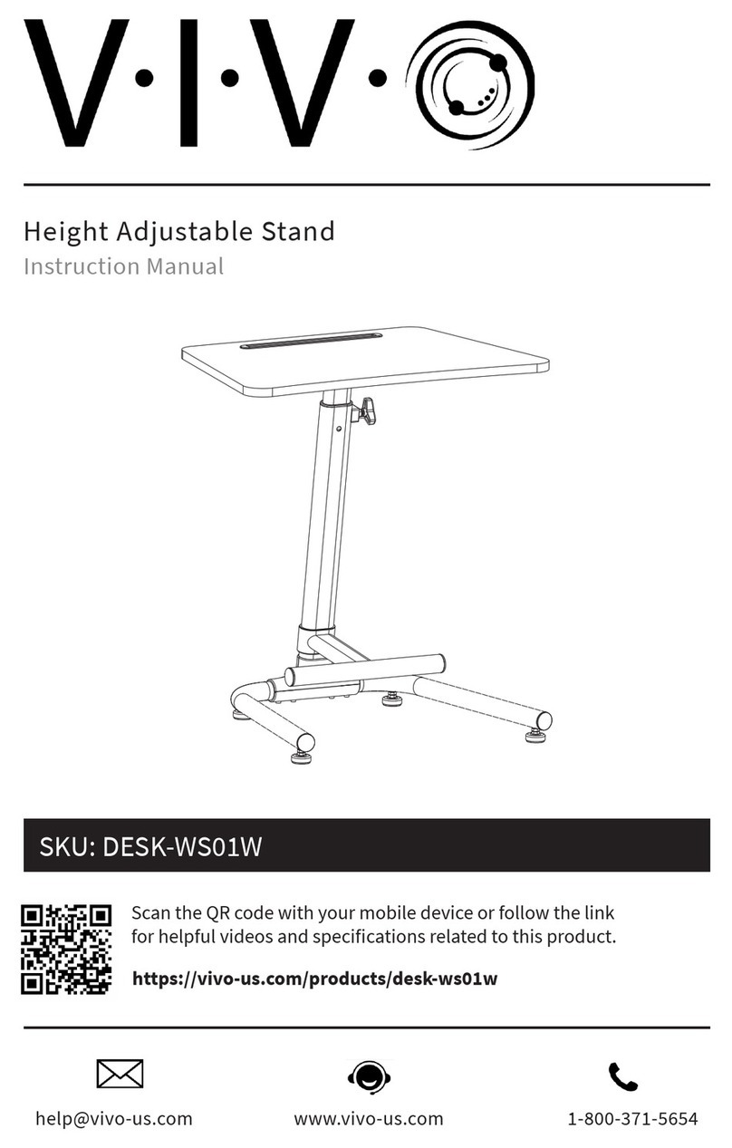 Vivo DESK-WS01W instruction manual