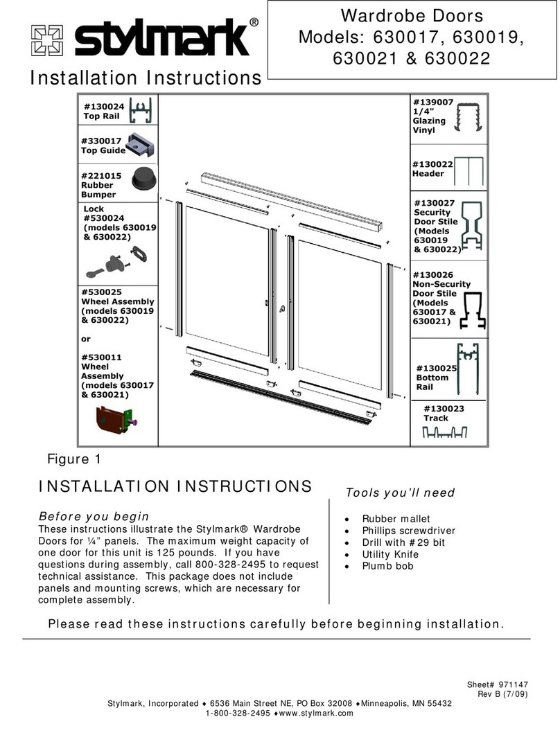 Stylmark 630017 installation instructions