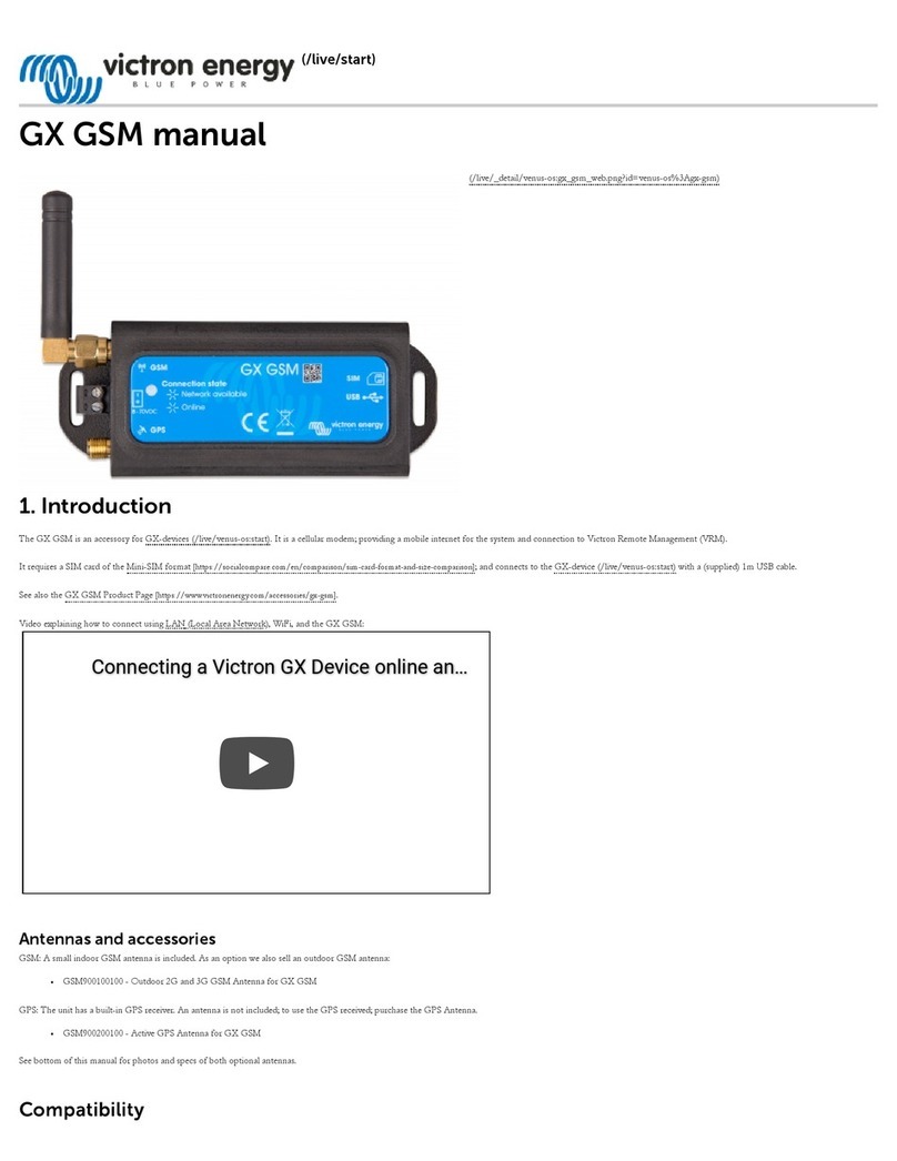 Victron GX GSM manual