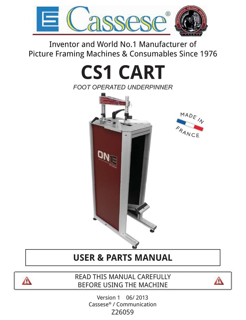 Cassese CS1 CART user & parts manual
