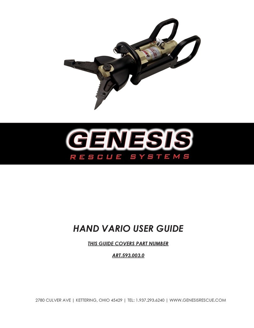 GENESIS RESCUE SYSTEMS HAND VARIO user guide