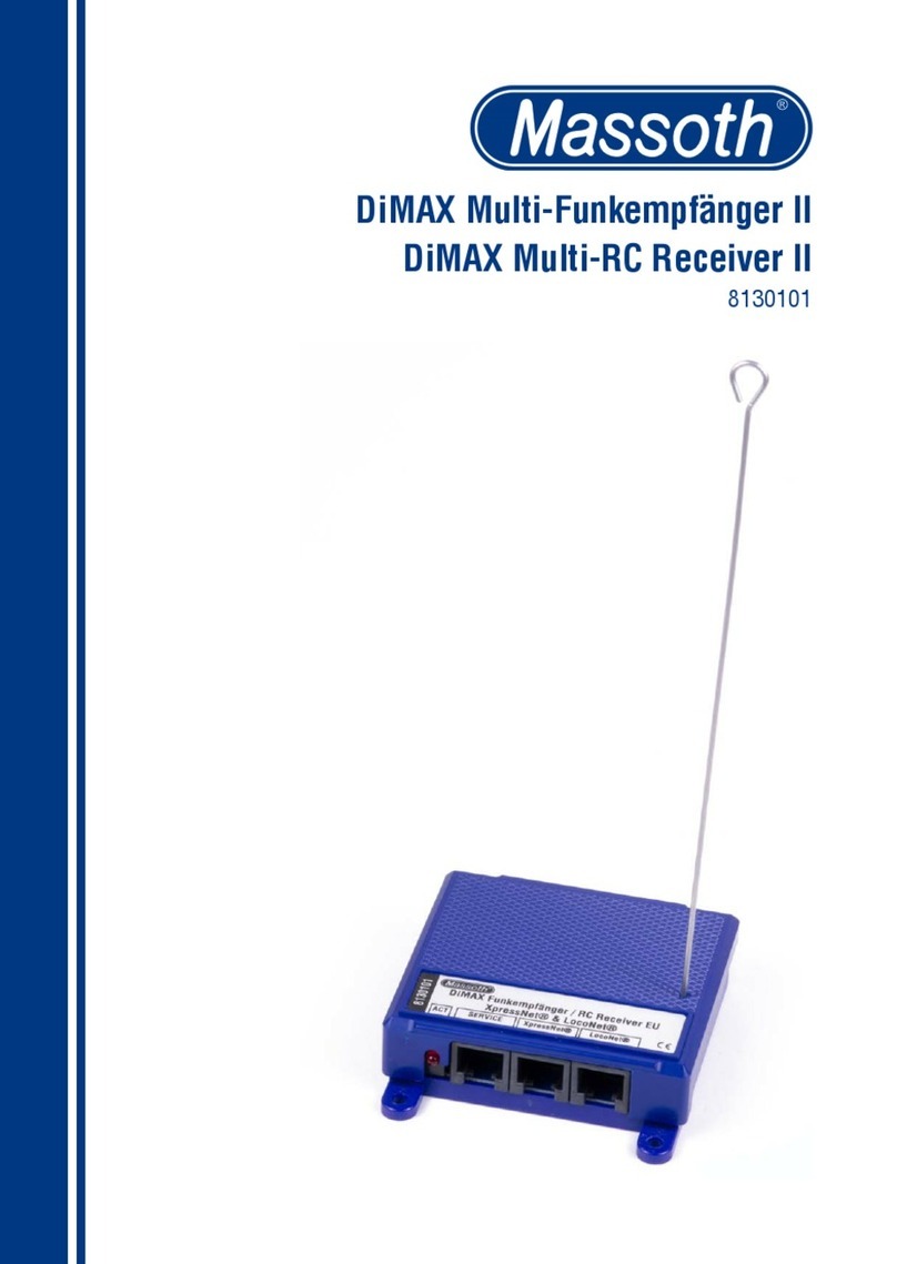 Massoth DiMAX Multi-RC Receiver II User manual