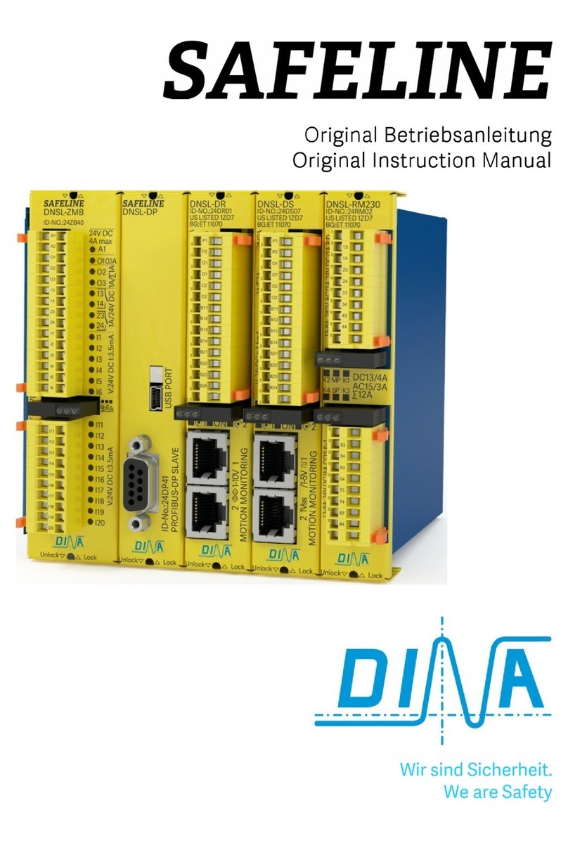 DINA Safeline DNSL-DS Original instruction manual