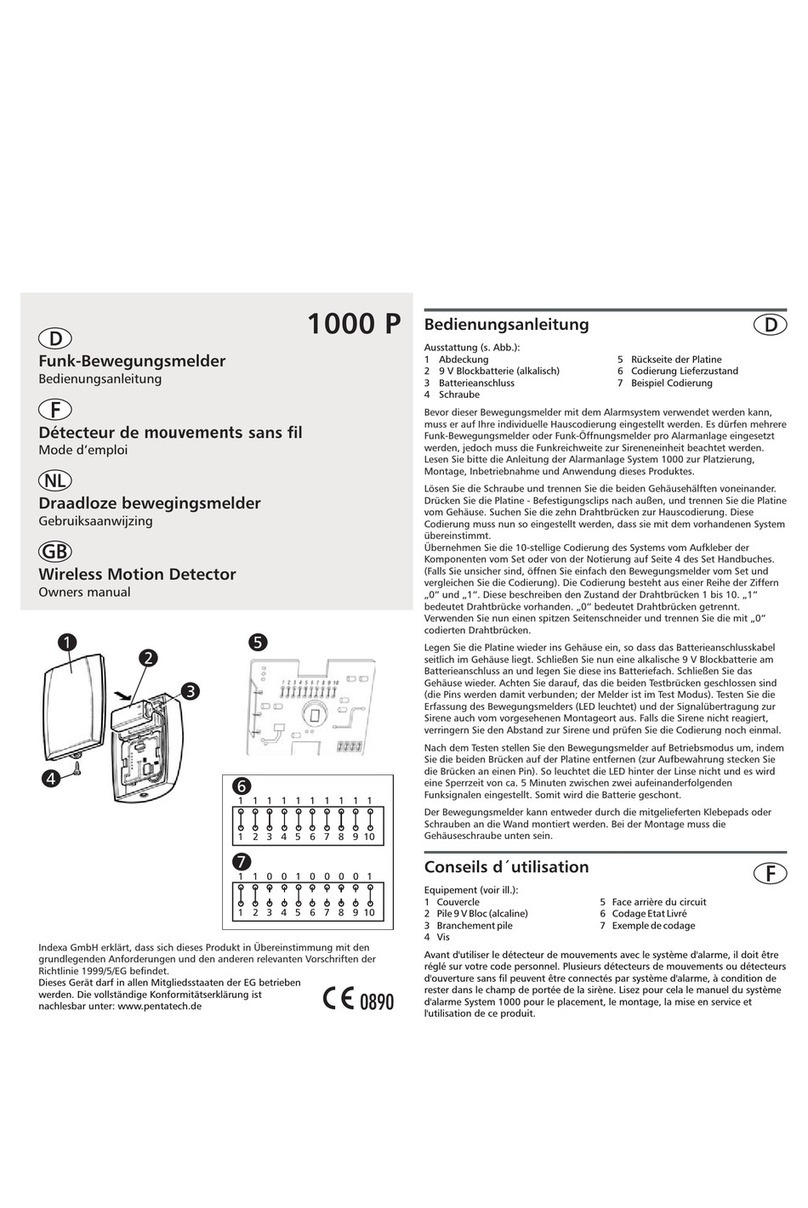 Indexa 1000 P owner's manual