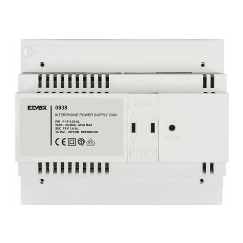 Vimar ELVOX 0838 Installer's guide