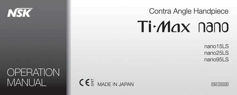 NSK Ti-Max Nano Series User manual