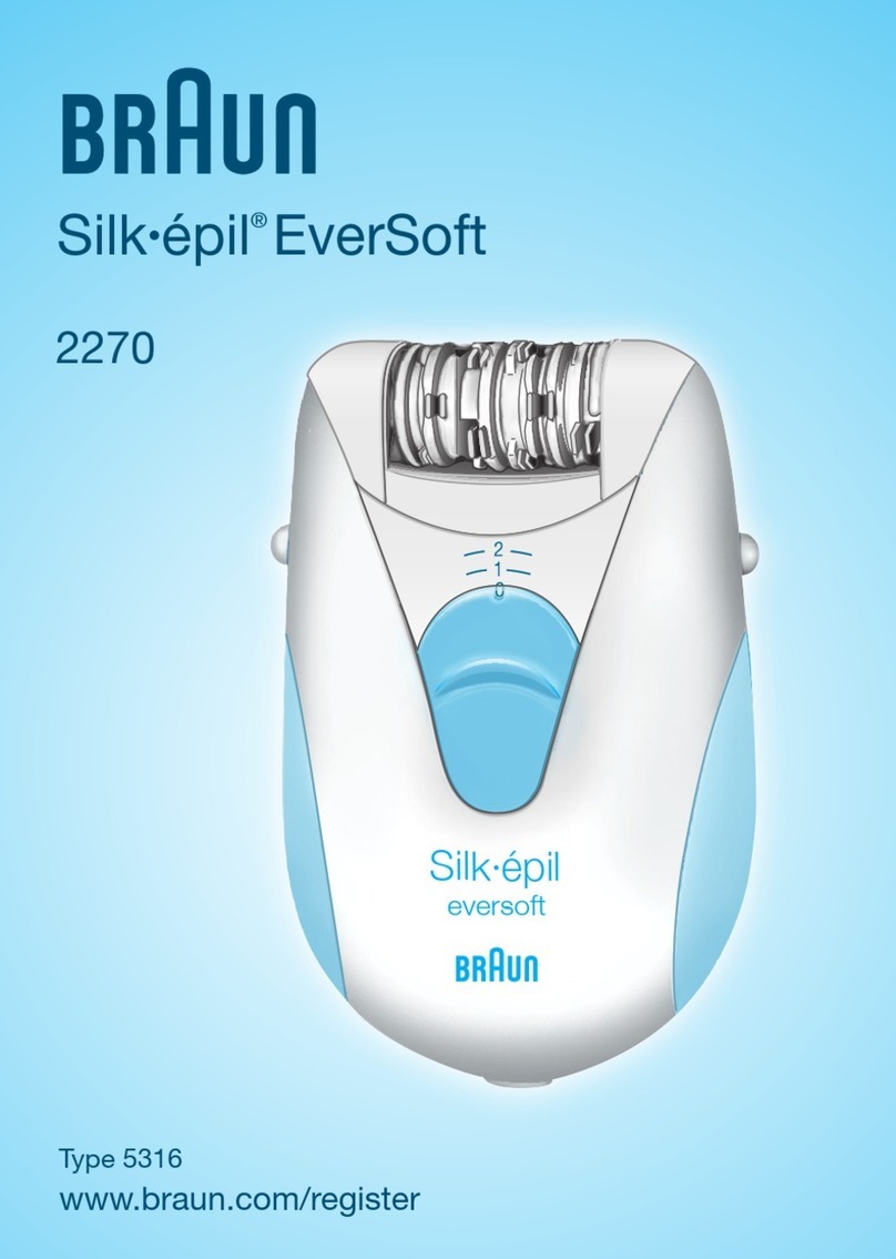 Braun Silk-epil EverSoft User manual