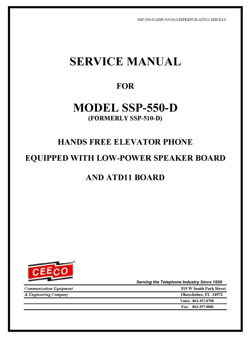 CEECO SSP-550-D Service manual