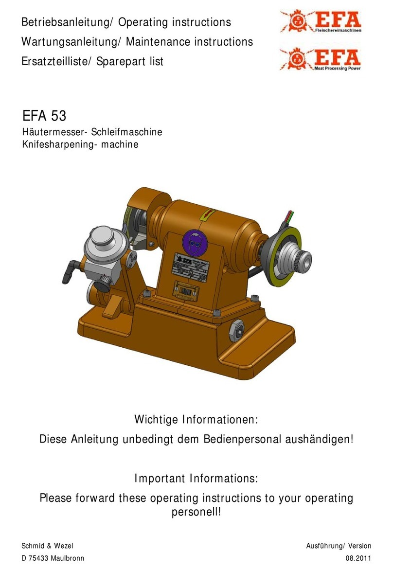 EFA 53 Operating and maintenance instructions, Sparepart list