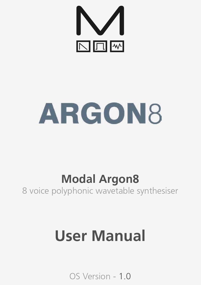 Modal Argon8 User manual