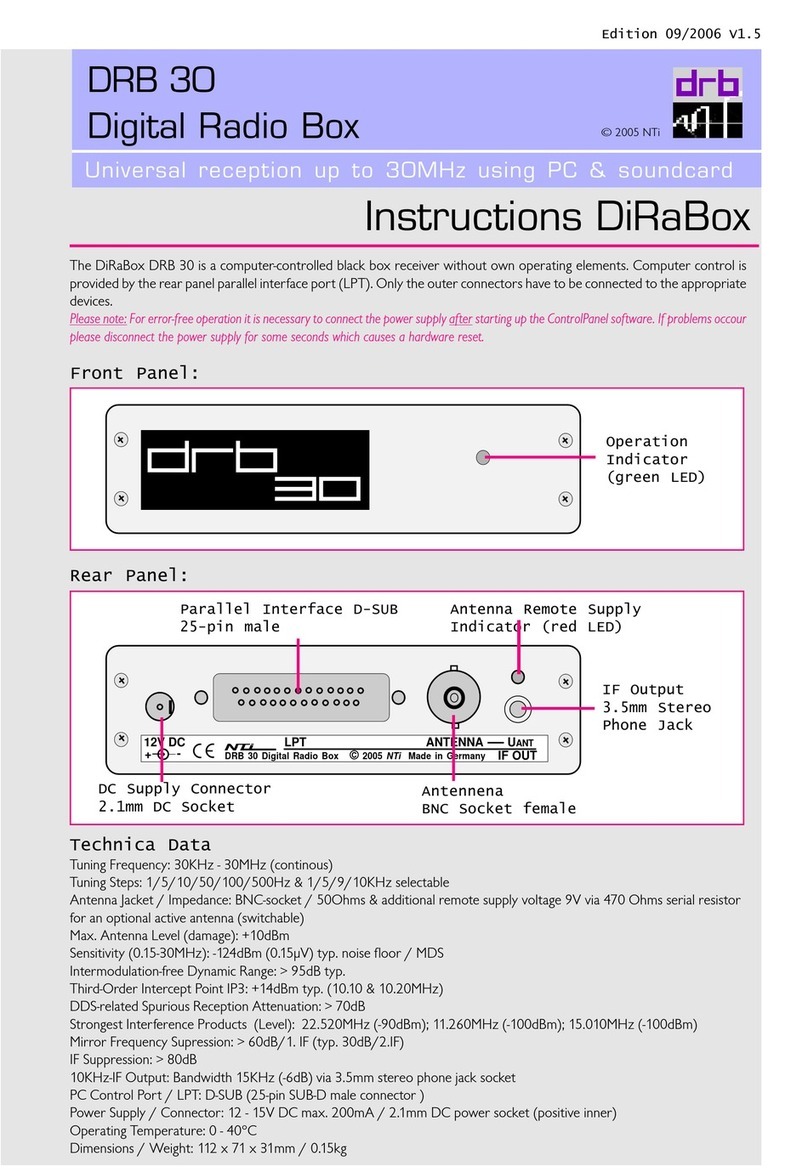 NTI DiRaBox DRB 30 instructions