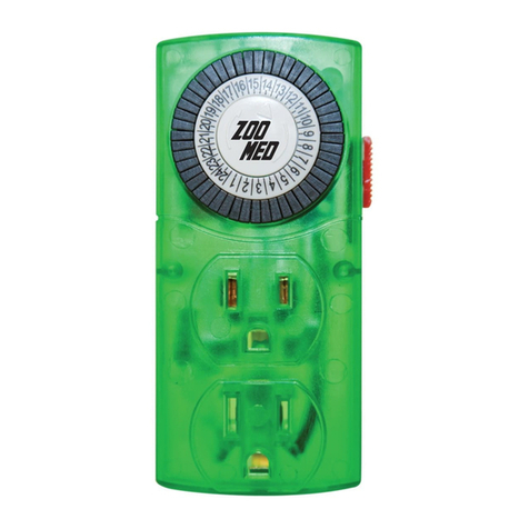 Zoo Med Repticare Day Night Timer LT-10 User manual