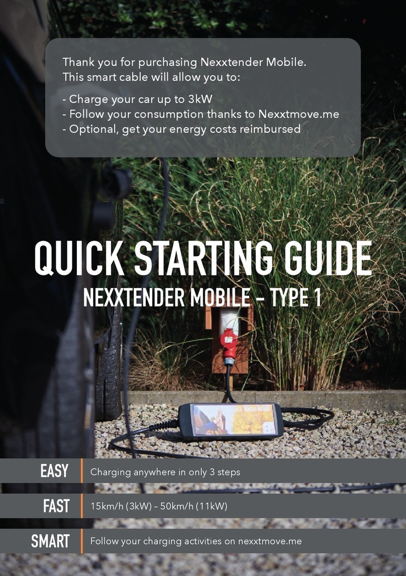 Nexxtender Mobile Type 1 Quick starting guide