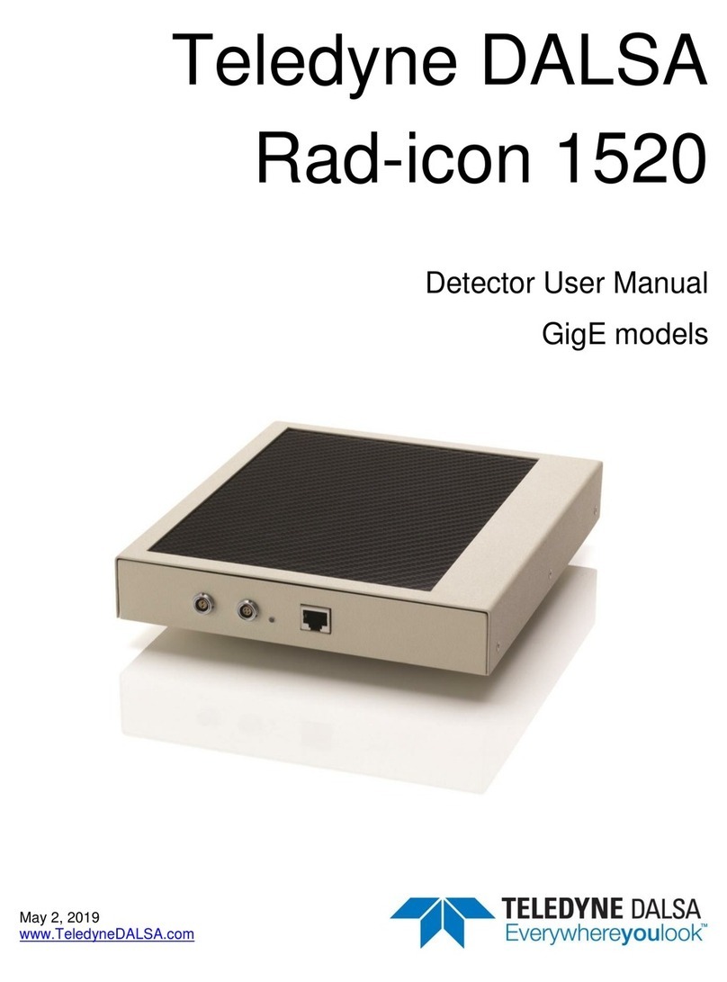 Dalsa Rad-icon 1520 user manual