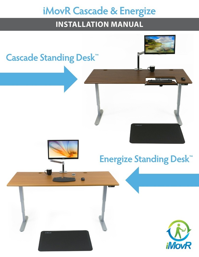 imovr Cascade Standing Desk installation manual