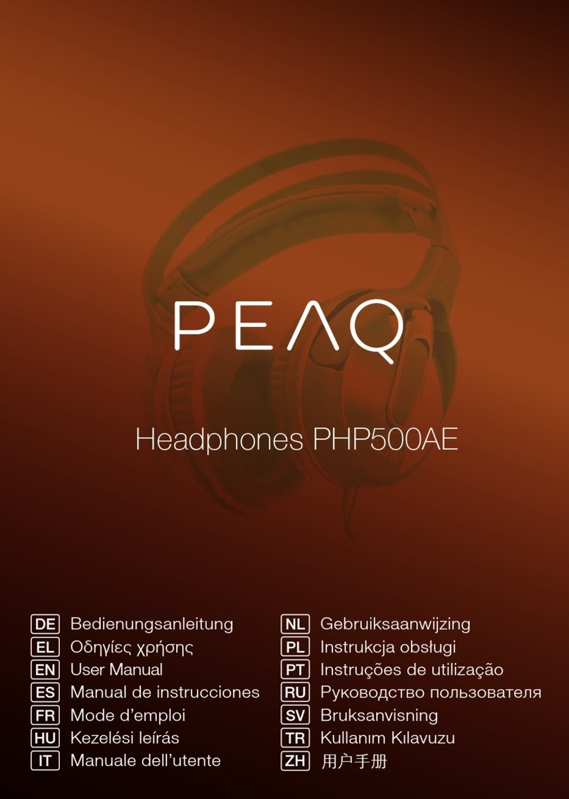 Peaq PHP500AE User manual