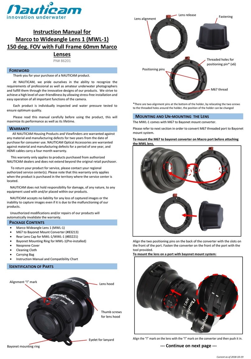 Nauticam MWL-1 User manual