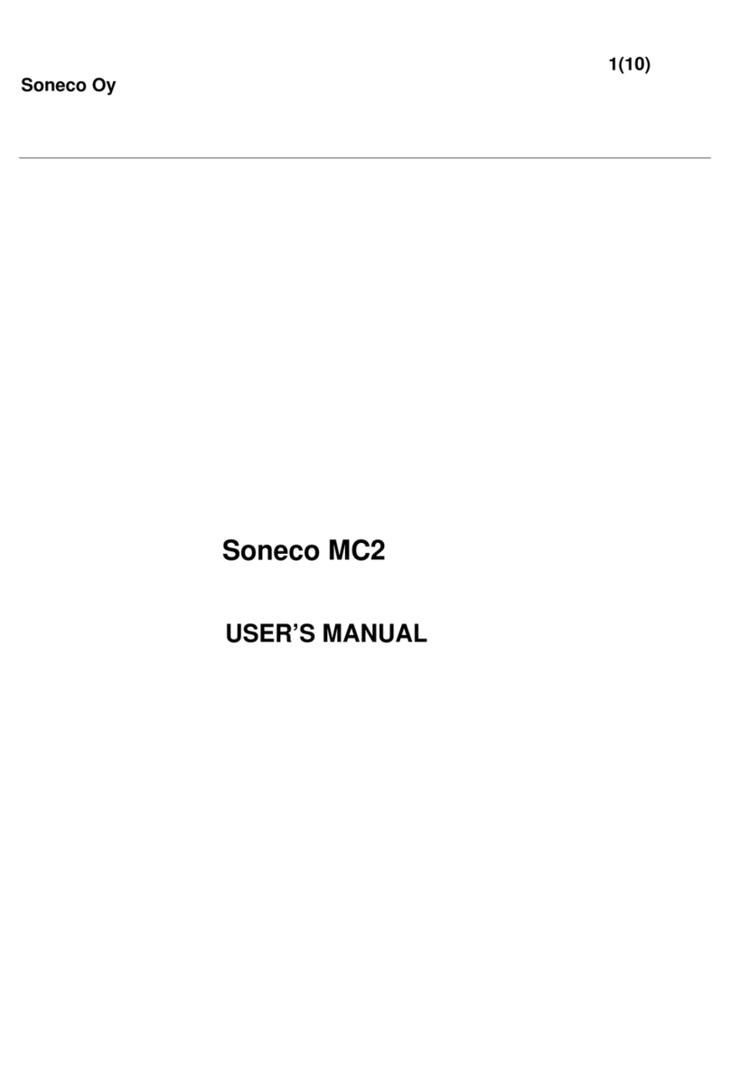 Soneco MC2 user manual