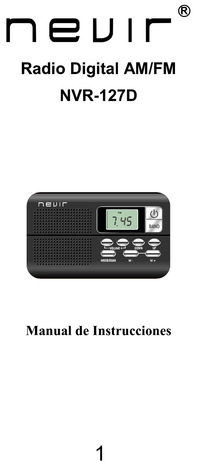 Nevir NVR-127D User manual