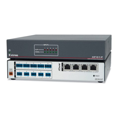 Extron electronics AXP 50 C AT User manual