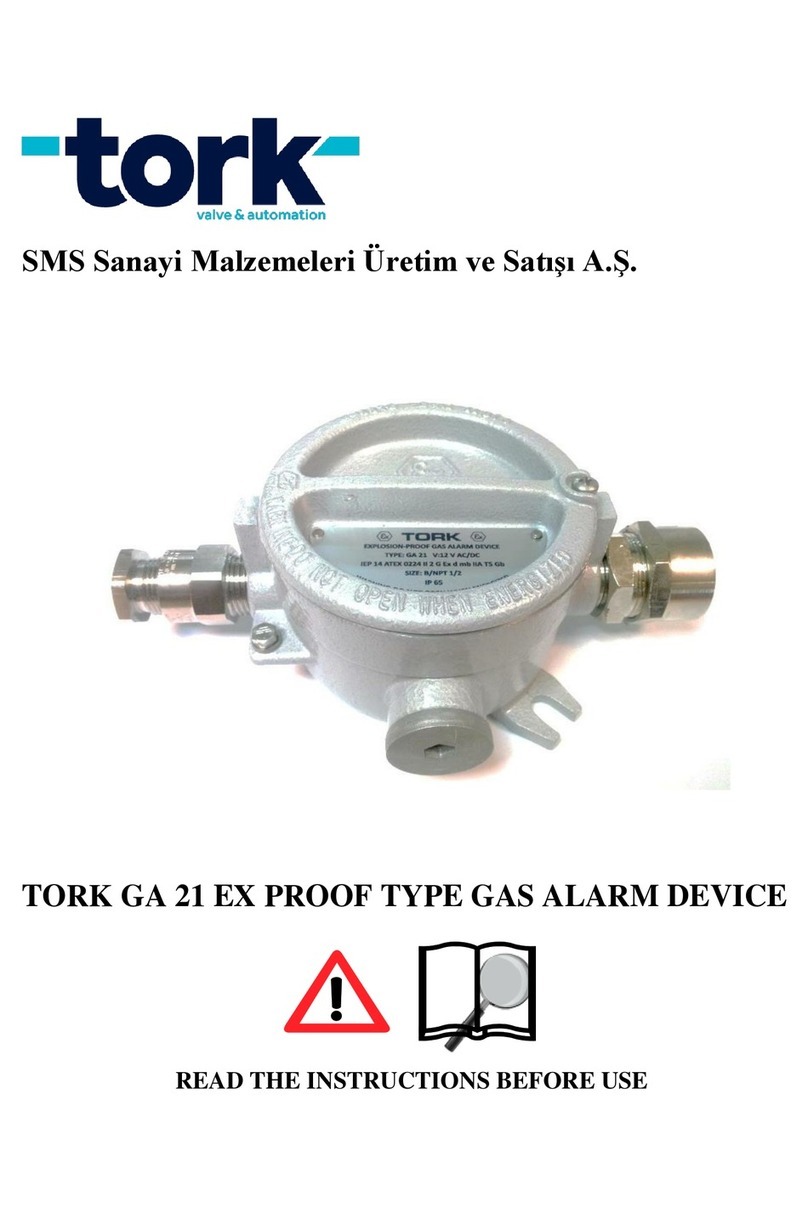 Tork GA 21 User manual
