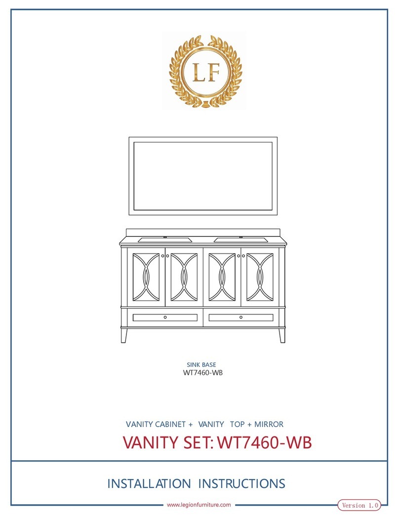 Legion Furniture WT7460-WB installation instructions Legion Furniture WT7460-WB installation instructions